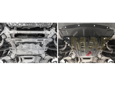 Защита картера Автоброня, сталь 2 мм для BMW X5/X6 2013-2019