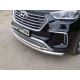Накладка решётки радиатора 12 мм без круиз-контроля ТСС для Hyundai Santa Fe Grand 2016-2021