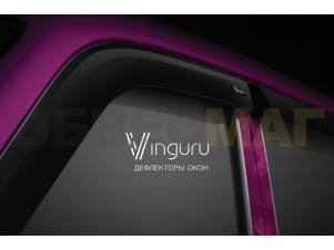 Дефлекторы окон Vinguru 4 штуки на седан для Hyundai Elantra № AFV51306